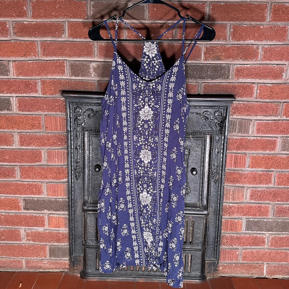 Blue Maurice’s dress